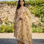 winter collection 3 pcs stitched micro polo cotton women dress marina wool specially