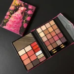 all in one makeup palette kit with eyeshadow/highligher/l blusher/lip stick/eyebrow povwder