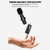 k35 high quality wireless dual microphone for mobile phone and camera