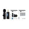 k35 high quality wireless dual microphone for mobile phone and camera