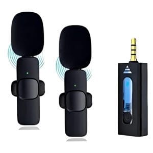 k35 high quality wireless dual microphone for mobile phone and camera