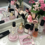 luxury press on nails – glitter & rhinestone design (12 pcs)