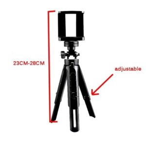 Mobile Phone Stand Black Adjustable Tripod for Outdoor Use auto draft