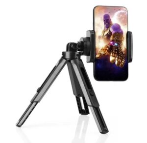 Mobile Phone Stand Black Adjustable Tripod for Outdoor Use auto draft