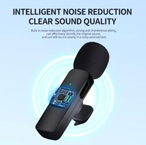 K8 Wireless Mic Black 3-in-1 Bluetooth 5 auto draft