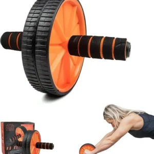two wheel ab roller stainless steel core workout