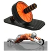 two wheel ab roller stainless steel core workout
