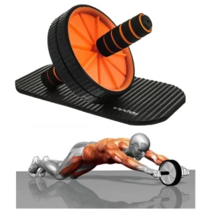 Two Wheel AB Roller Stainless Steel Core Workout two wheel ab roller stainless steel core workout