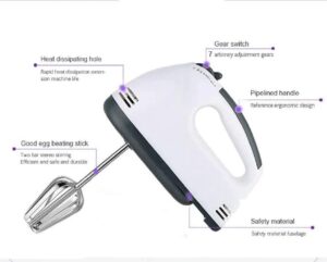 egg beater abs plastic white black kitchen tool