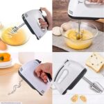 egg beater abs plastic white black kitchen tool