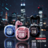 air 39 wireless earbuds transparent design bluetooth 5.3 enc noise reduction & deep bass sound led display tws