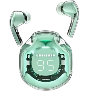 Air 39 Wireless Earbuds - Transparent Design Bluetooth 5.3 - ENC Noise Reduction & Deep Bass Sound - LED Display TWS air 39 wireless earbuds transparent design bluetooth 5.3 enc noise reduction & deep bass sound led display tws