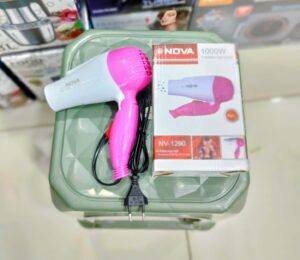 nova portable foldable mini hair dryer – compact travel styling tool