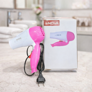 nova portable foldable mini hair dryer – compact travel styling tool
